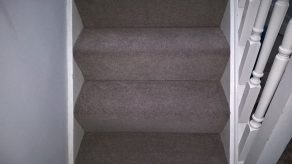 Natural carpets to stair