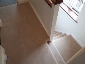 Natural 80 20 twist pile carpet