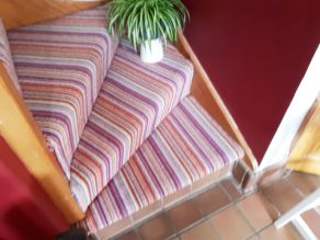 stripey wool carpets